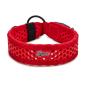 Preview: SOFTY Halsband | Länge: 35-41cm | Breite: 3,8cm | Farbe: rot/rot